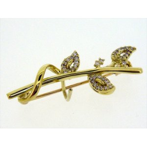 Photo: K18YG DIA BROOCH