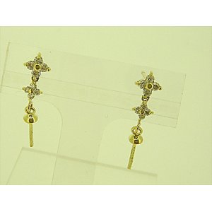 Photo: K18YG DIA EARRING