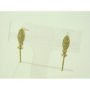 Photo: K18YG DIA EARRING