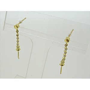 Photo: K18YG DIA EARRING