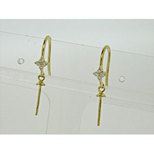 Photo: K18YG DIA EARRING