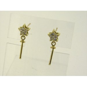 Photo: K18YG DIA EARRING