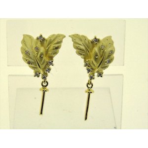 Photo: K18YG DIA EARRING