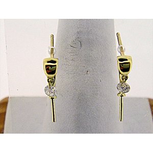 Photo: K18YG DIA EARRING