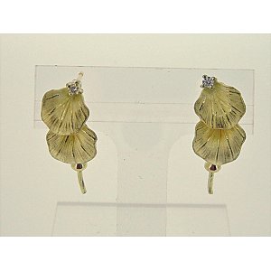 Photo: K18YG DIA EARRING