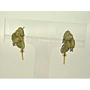 Photo: K18YG DIA EARRING