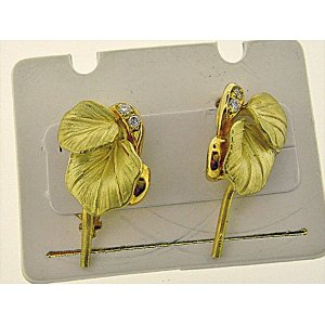 Photo: K18YG DIA EARRING