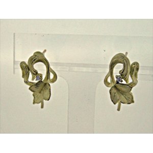 Photo: K18YG DIA EARRING