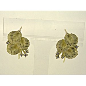 Photo: K18YG DIA EARRING