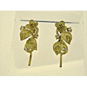 Photo: K18YG DIA EARRING