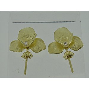 Photo: K18YG DIA EARRING