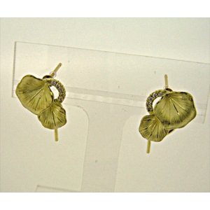 Photo: K18YG DIA EARRING