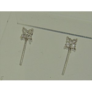 Photo: K18WG　DIA  EARRING