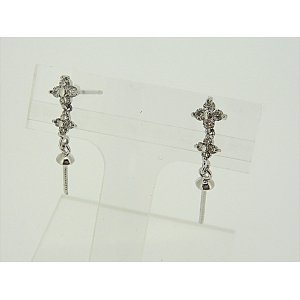 Photo: K18WG　DIA  EARRING