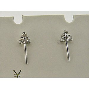 Photo: K18WG　DIA  EARRING