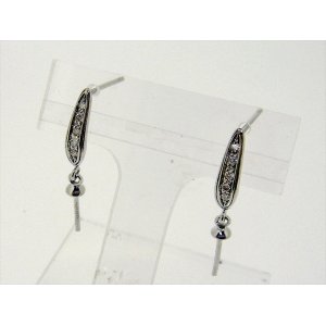 Photo: K18WG　DIA  EARRING