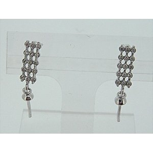 Photo: K18WG　DIA  EARRING