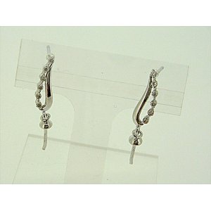 Photo: K18WG　DIA  EARRING