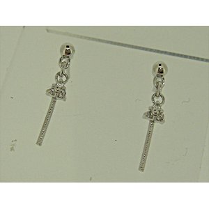 Photo: K18WG　DIA  EARRING