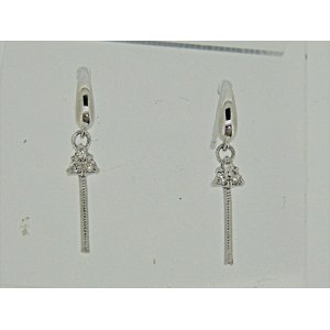 Photo: K18WG　DIA  EARRING