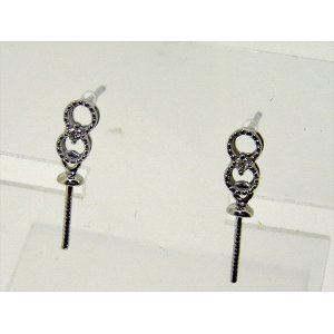 Photo: K18WG　DIA  EARRING