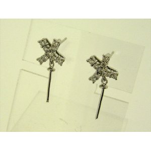 Photo: K18WG　DIA  EARRING