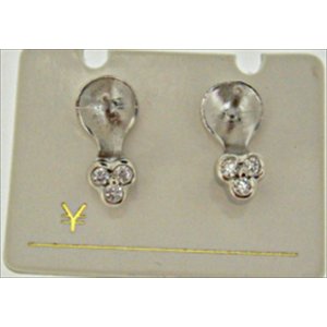 Photo: K18WG　DIA  EARRING