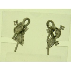 Photo: K18WG DIA EARRING